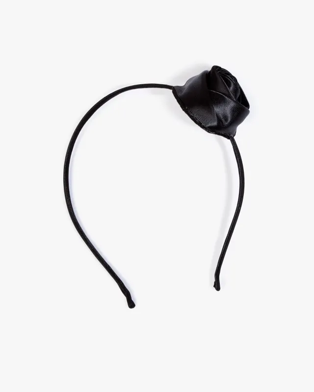 Black Rosette Detail Headband sold by Collete Hayman