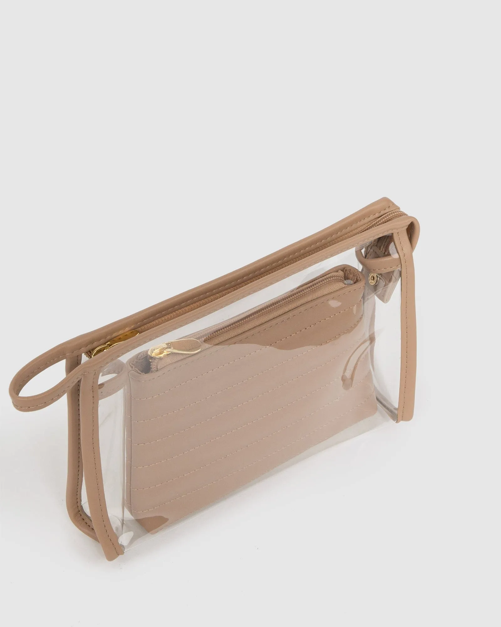 Taupe Kelly 2 Piece Pouch Set sold by Collete Hayman product image thumbnail 2