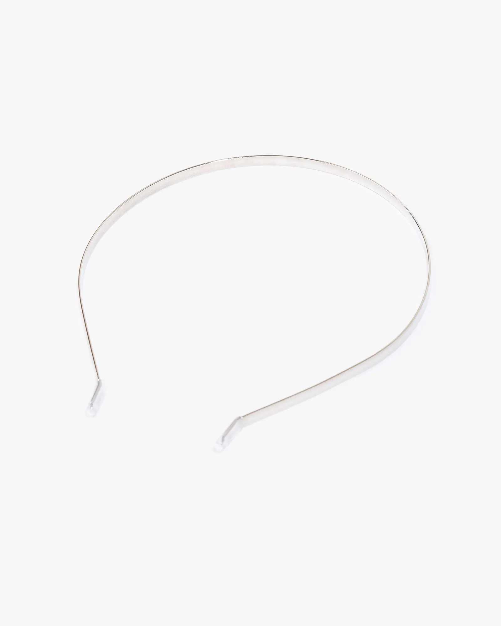 Silver Thin Metal Headband sold by Collete Hayman