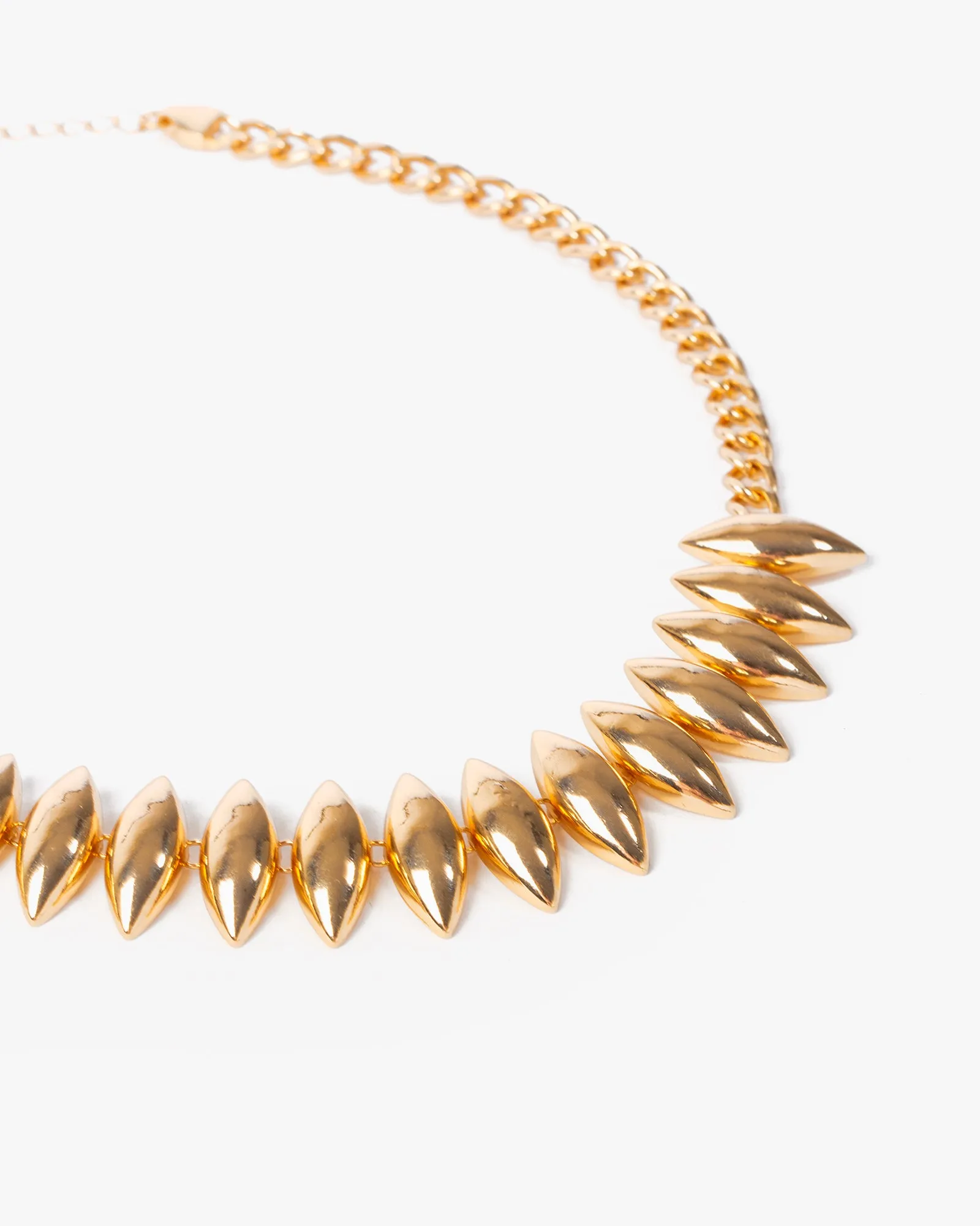 Gold Statement Warrior Necklace sold by Collete Hayman product image thumbnail 2