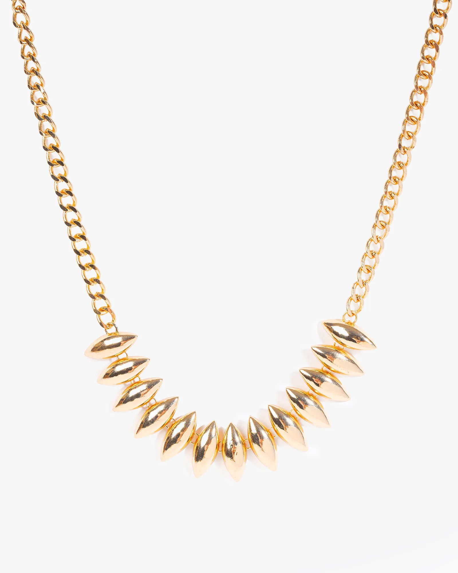 Gold Statement Warrior Necklace sold by Collete Hayman