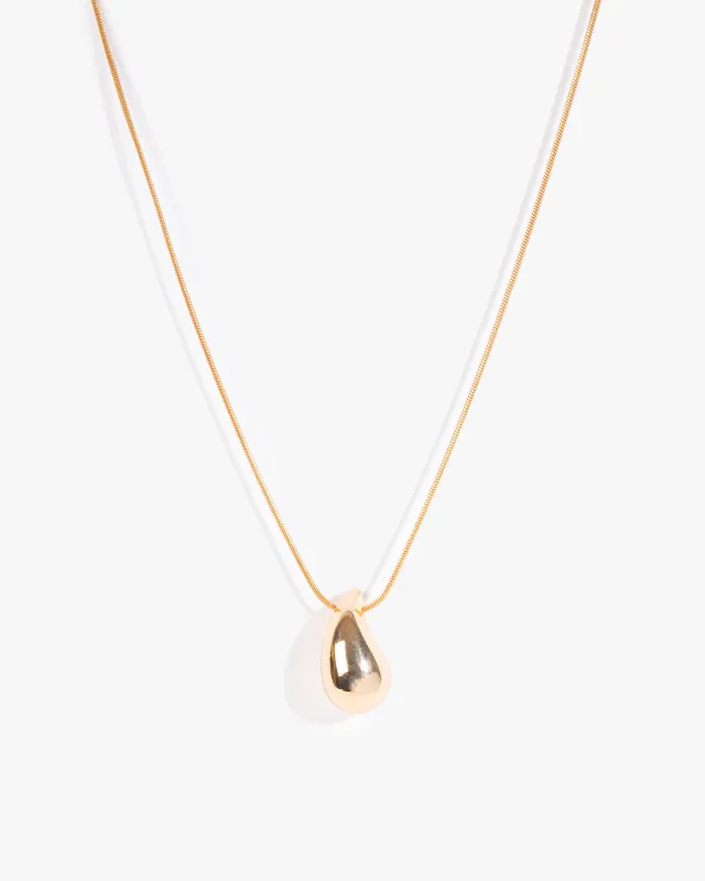 Gold Tear Drop Necklace sold by Collete Hayman