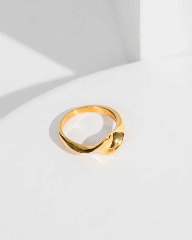 Gold Wavy Ring sold by Collete Hayman
