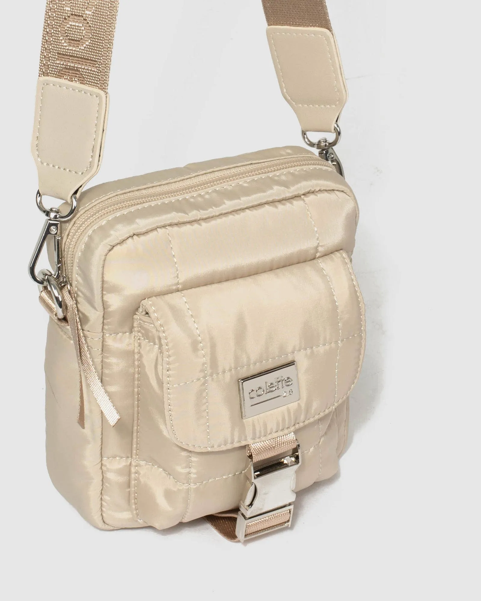 Ivory Emma Lock Crossbody Bag sold by Collete Hayman product image thumbnail 3