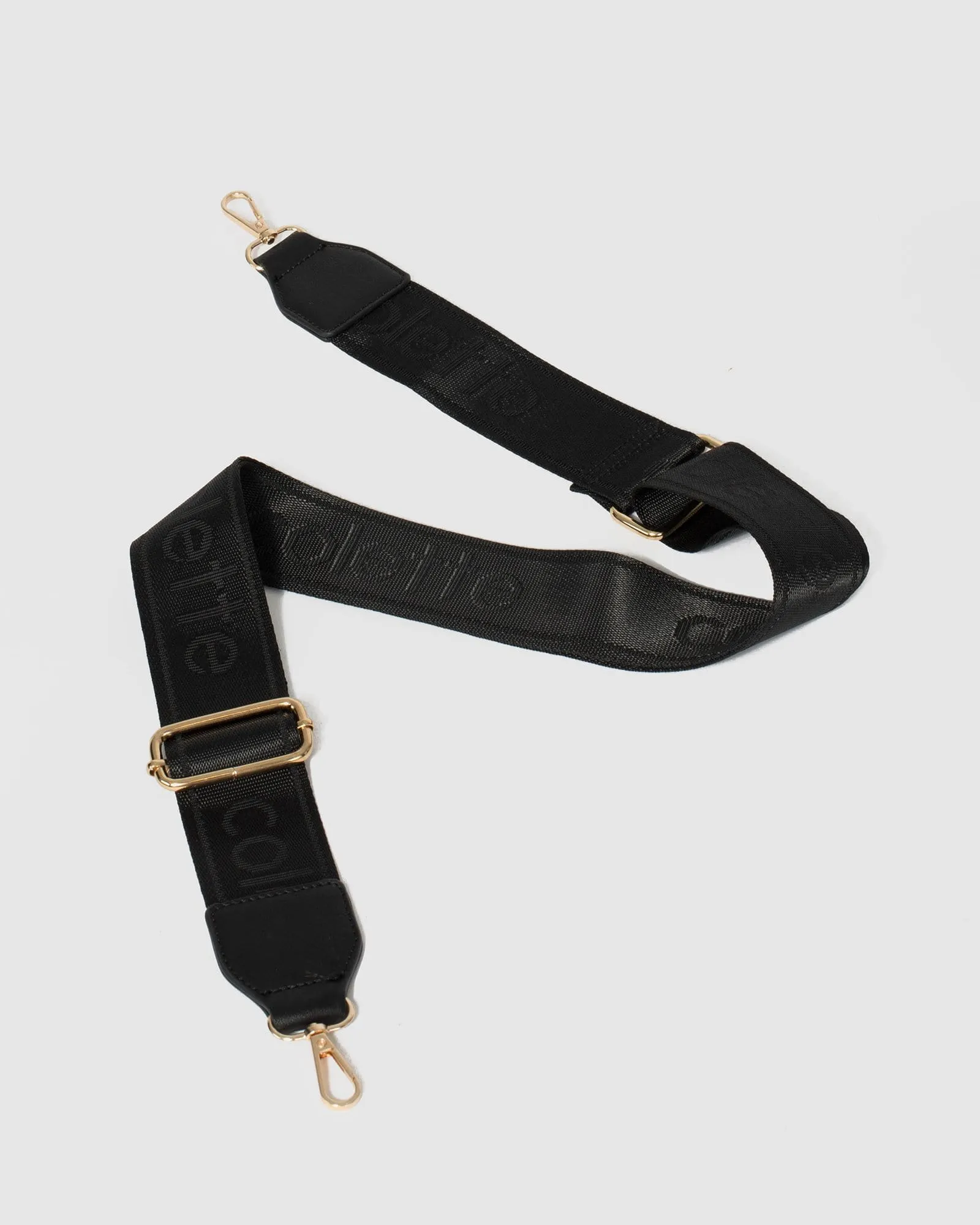 Black Colette Branded Webbing Strap sold by Collete Hayman