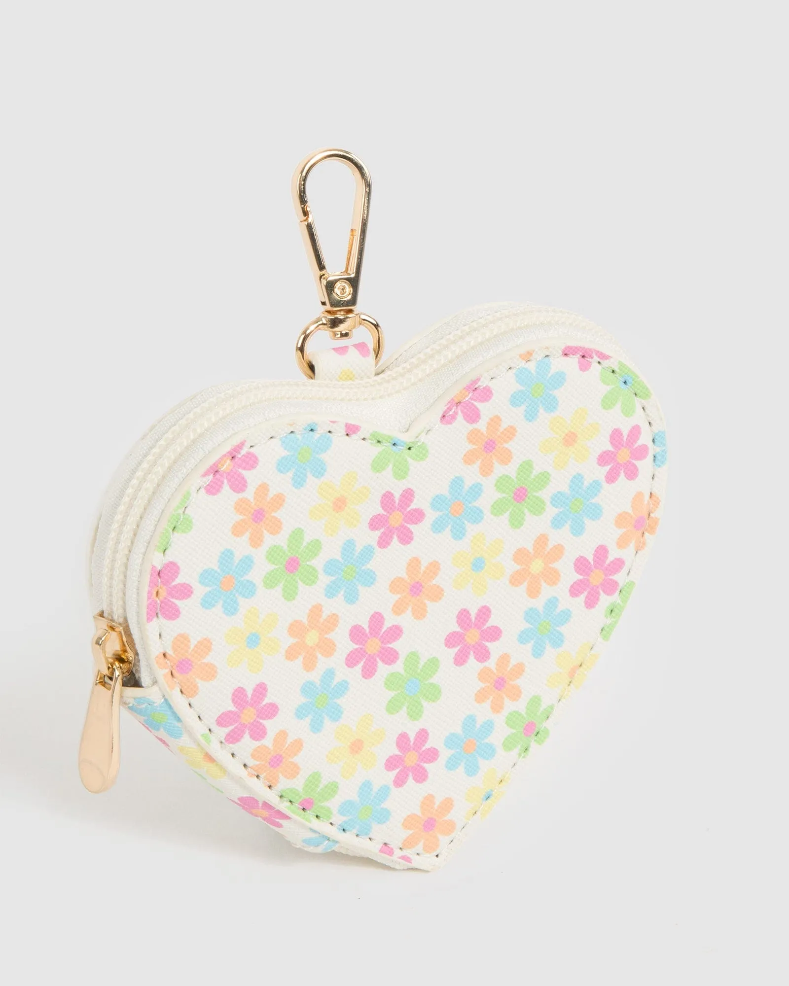 Multi Colour Heart Keyring Coin Purse sold by Collete Hayman product image thumbnail 2
