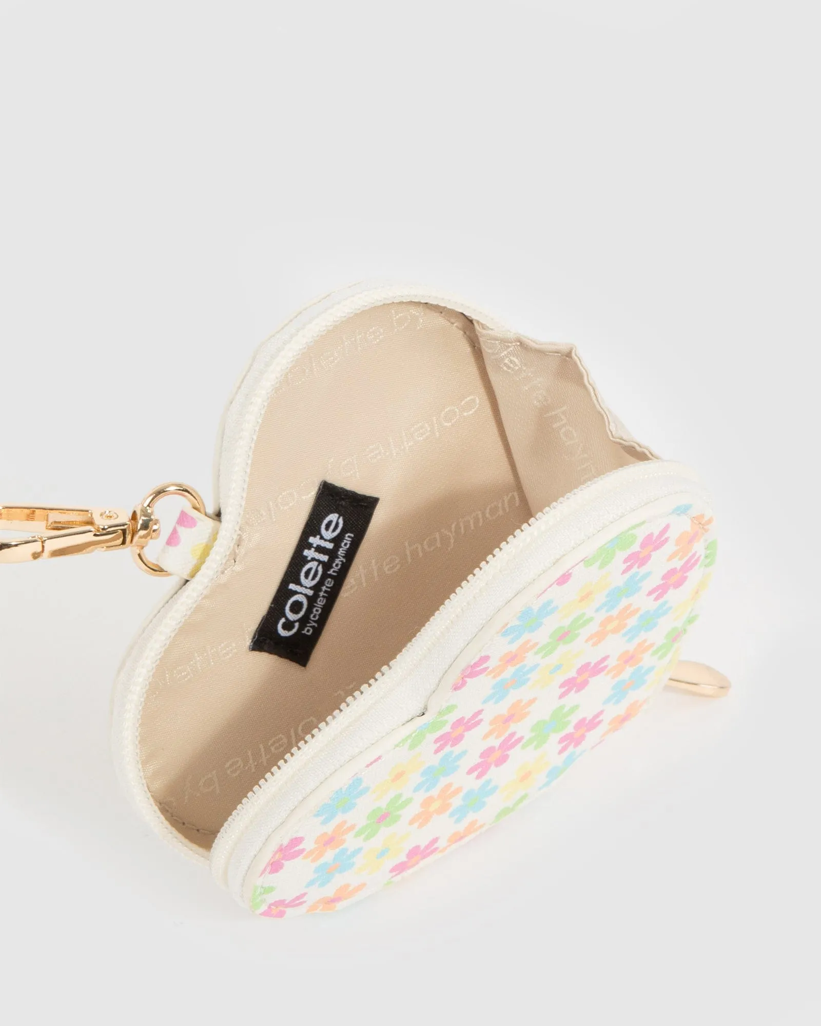 Multi Colour Heart Keyring Coin Purse sold by Collete Hayman product image thumbnail 3