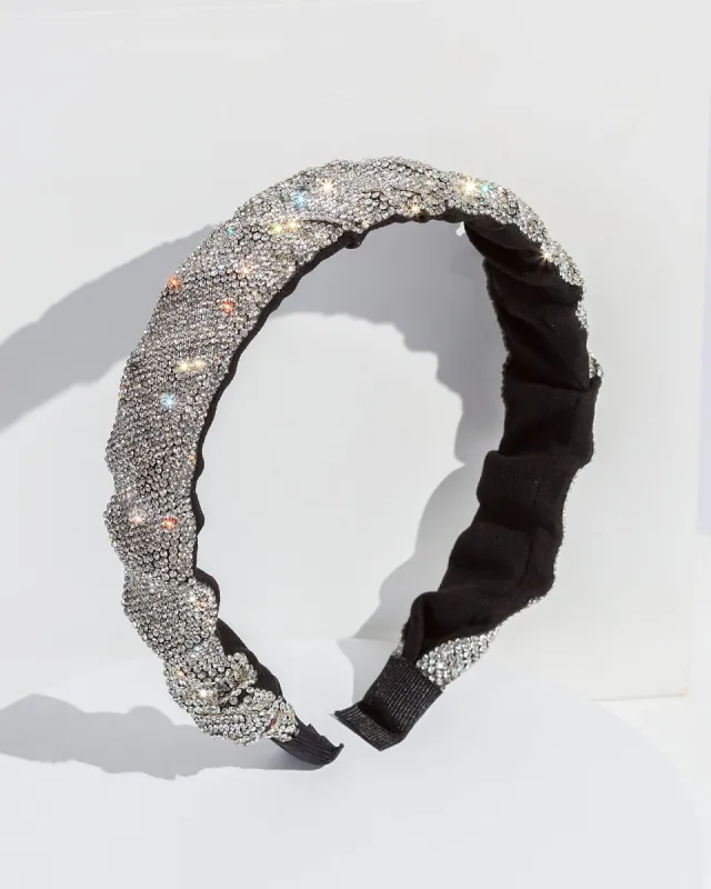 Crystal Ruched Headband sold by Collete Hayman