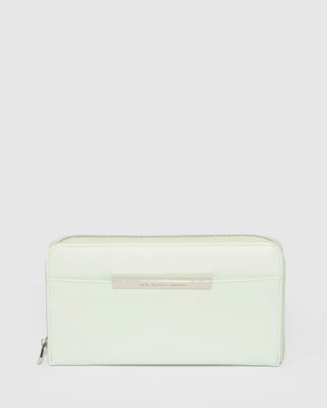 Sandy Large Green Wallet sold by Collete Hayman