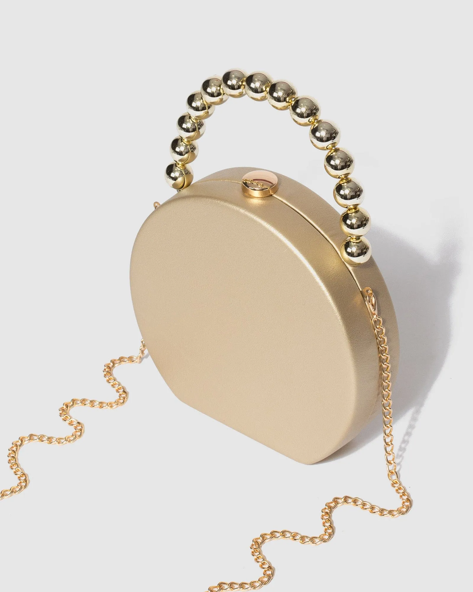 Gold Sia Beaded Clutch Bag sold by Collete Hayman product image thumbnail 5