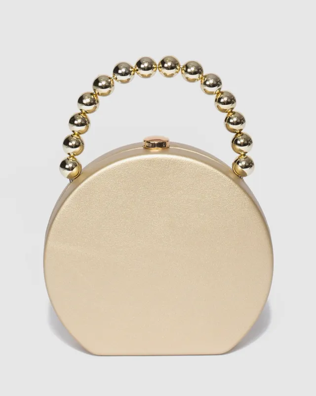 Gold Sia Beaded Clutch Bag sold by Collete Hayman