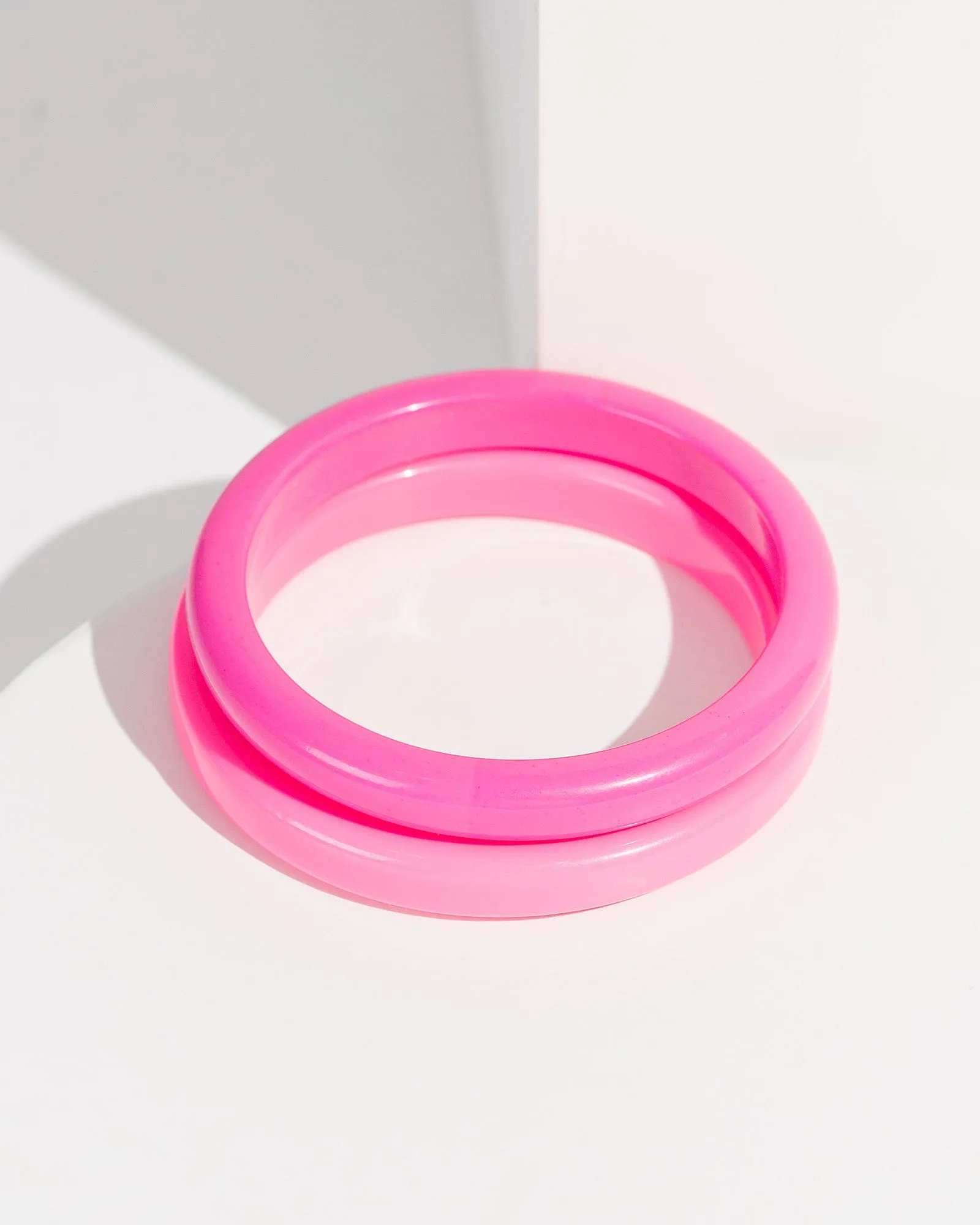 Pink Acrylic Bangle Pack sold by Collete Hayman product image thumbnail 2