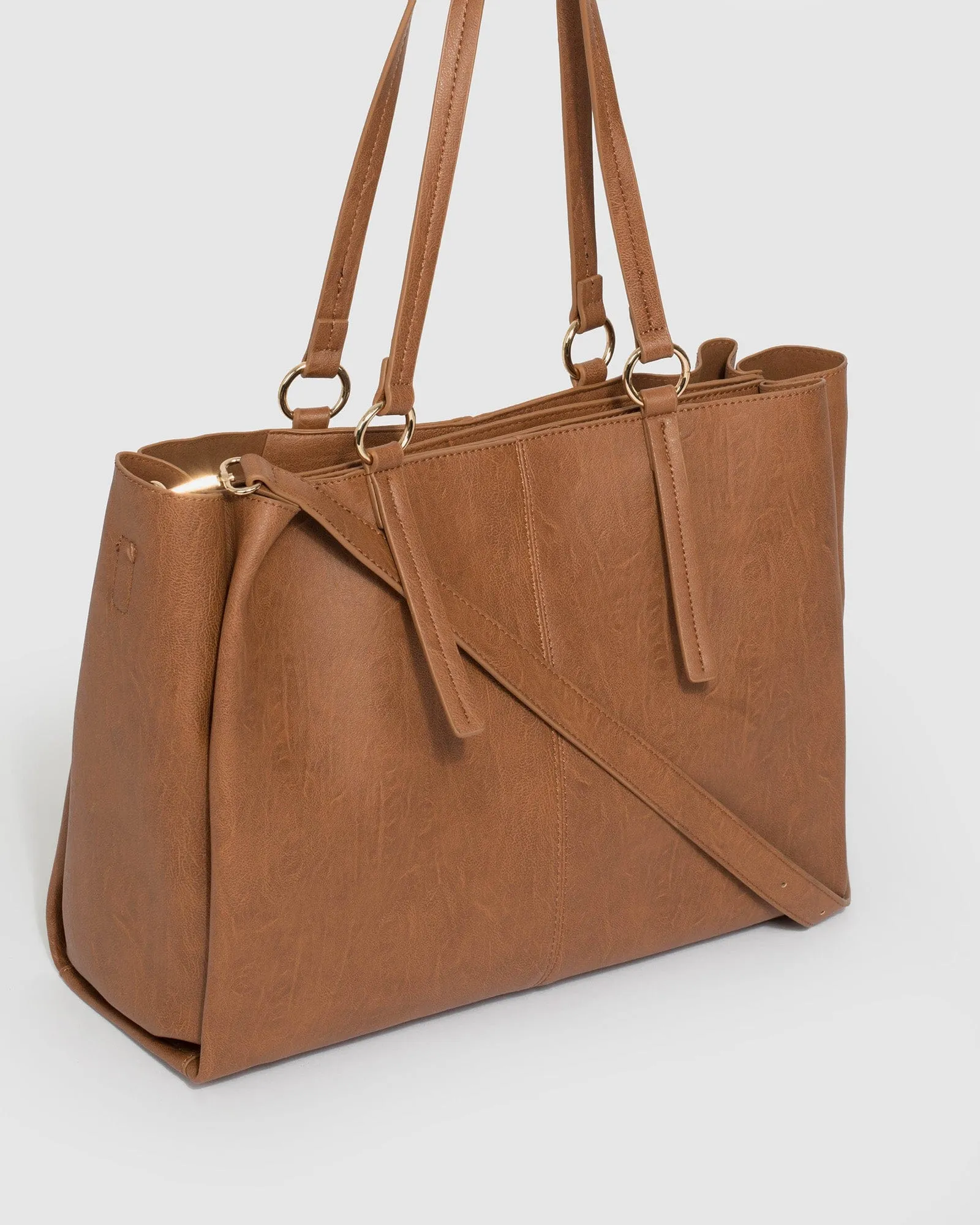 Tan Stacey Ring Tote Bag sold by Collete Hayman product image thumbnail 3