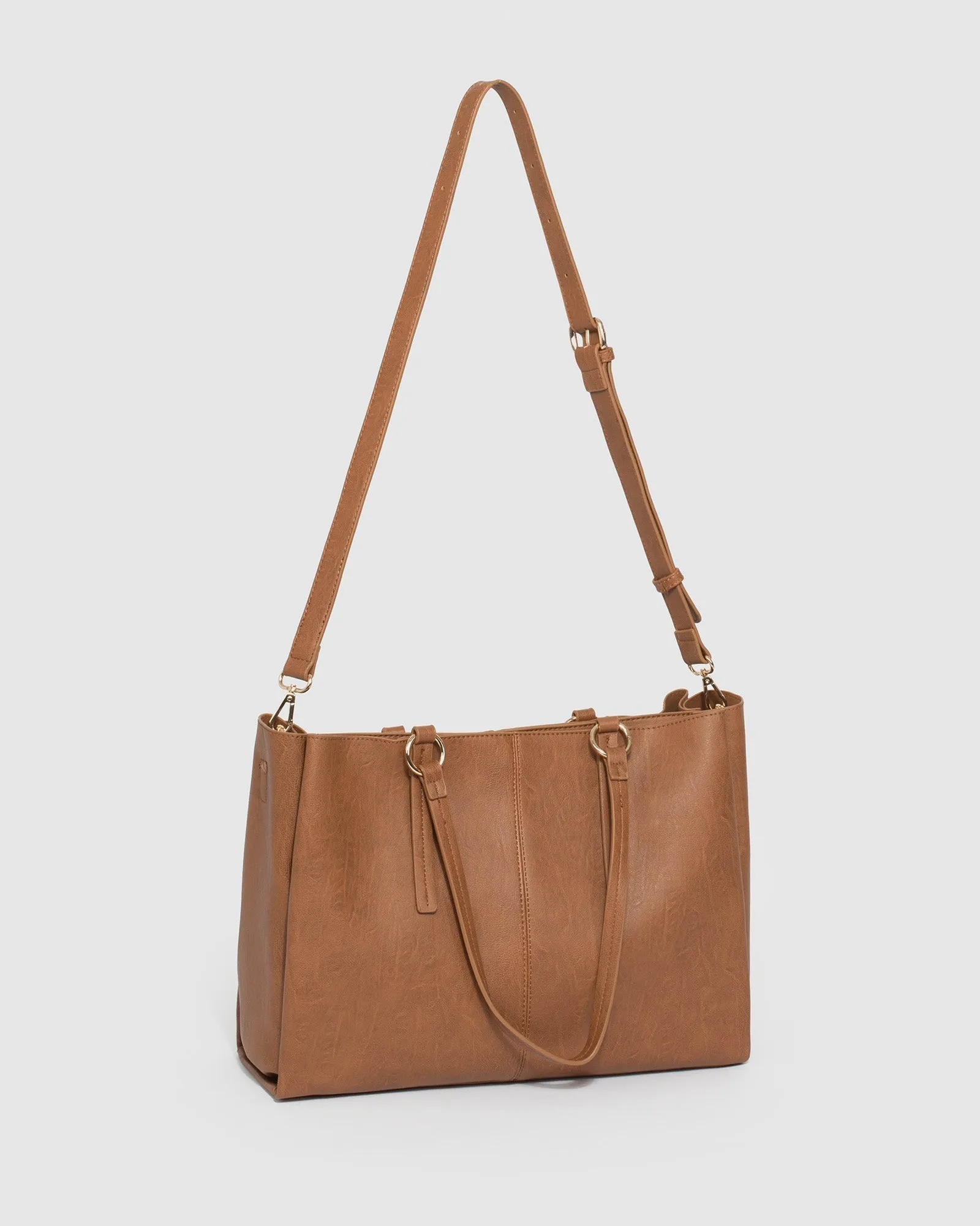Tan Stacey Ring Tote Bag sold by Collete Hayman product image thumbnail 4