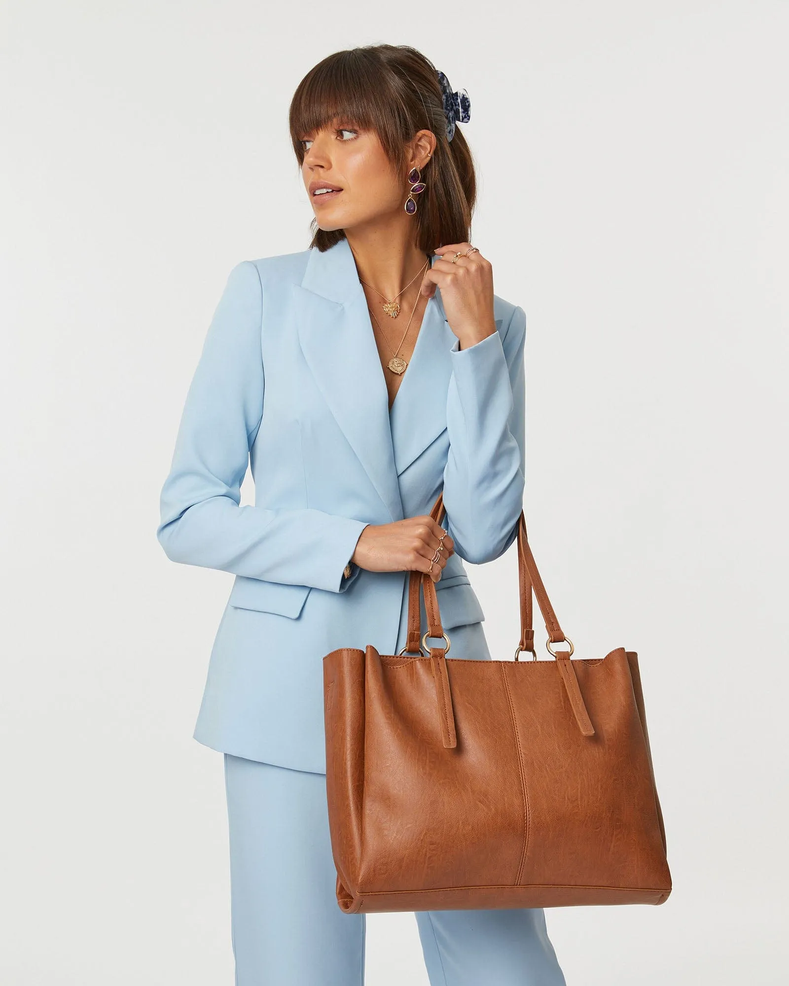 Tan Stacey Ring Tote Bag sold by Collete Hayman product image thumbnail 2