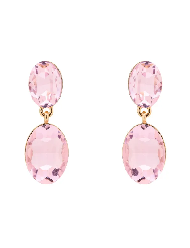 DOUBLE DROP OVAL STONE EARRINGS sold by Collete Hayman