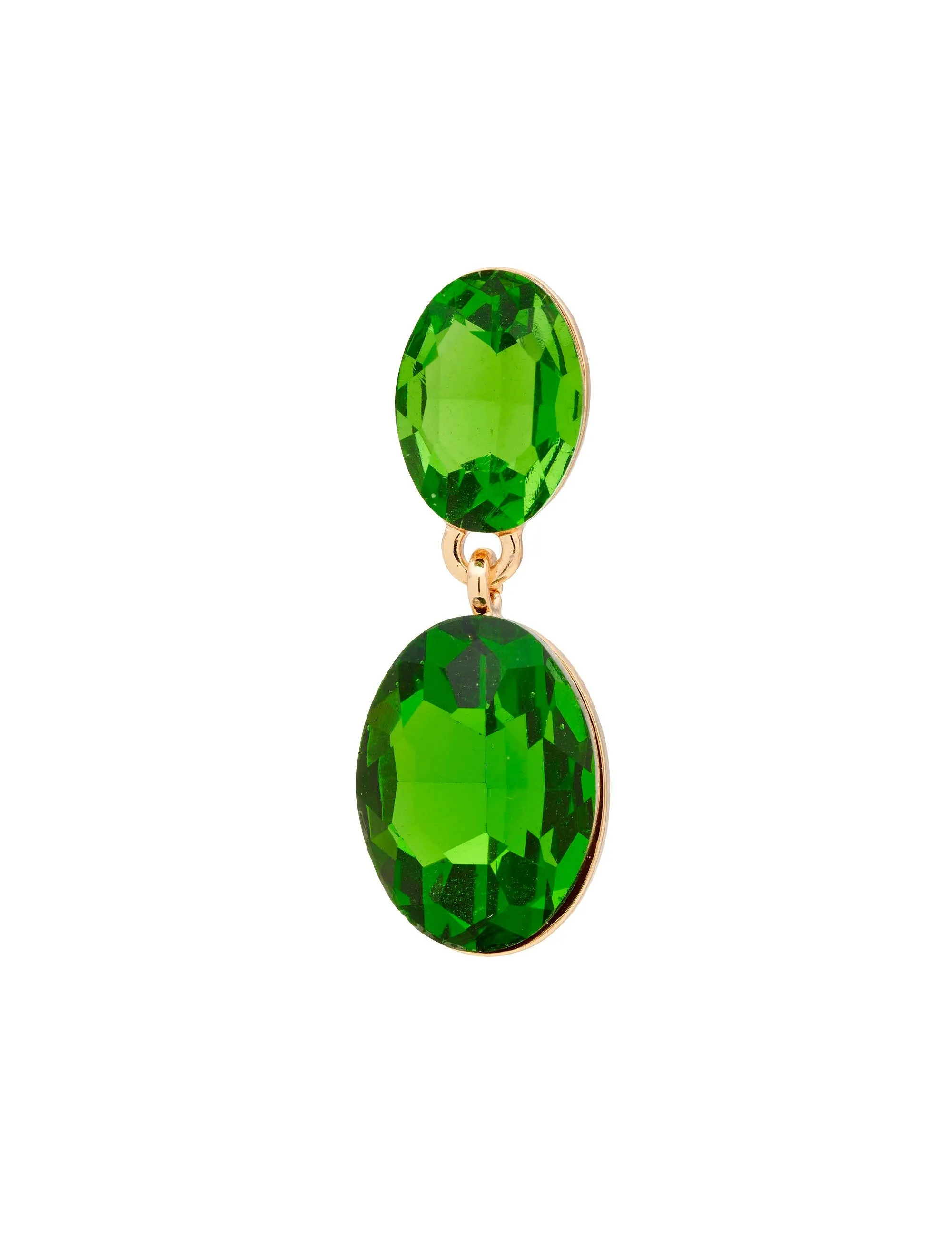 DOUBLE DROP OVAL STONE EARRINGS sold by Collete Hayman product image thumbnail 4