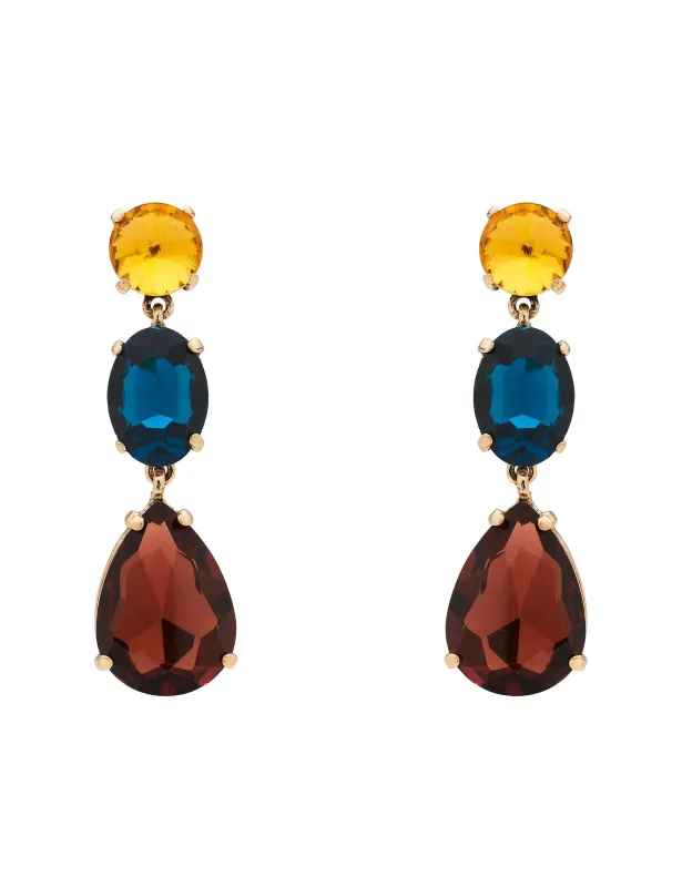 3 TIER STONE DROP EARRING sold by Collete Hayman