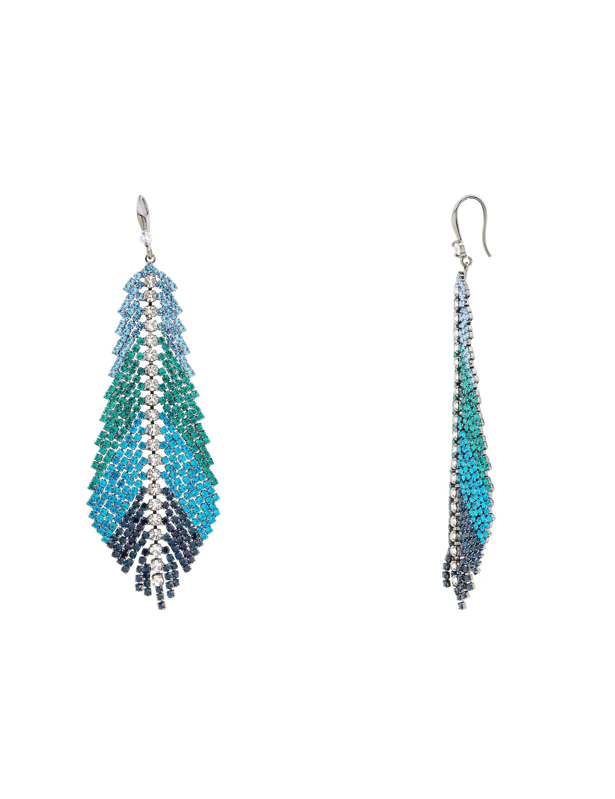 FEATHER STONE STATEMENT EARRING sold by Collete Hayman product image thumbnail 3