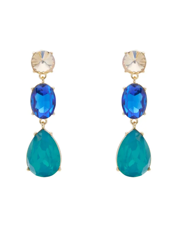 3 TIER STONE DROP EARRING sold by Collete Hayman