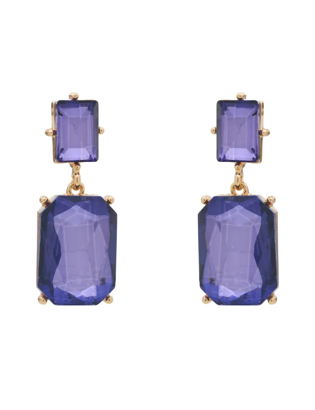 INTERLUDE RECTANGLE DROP EARRING sold by Collete Hayman