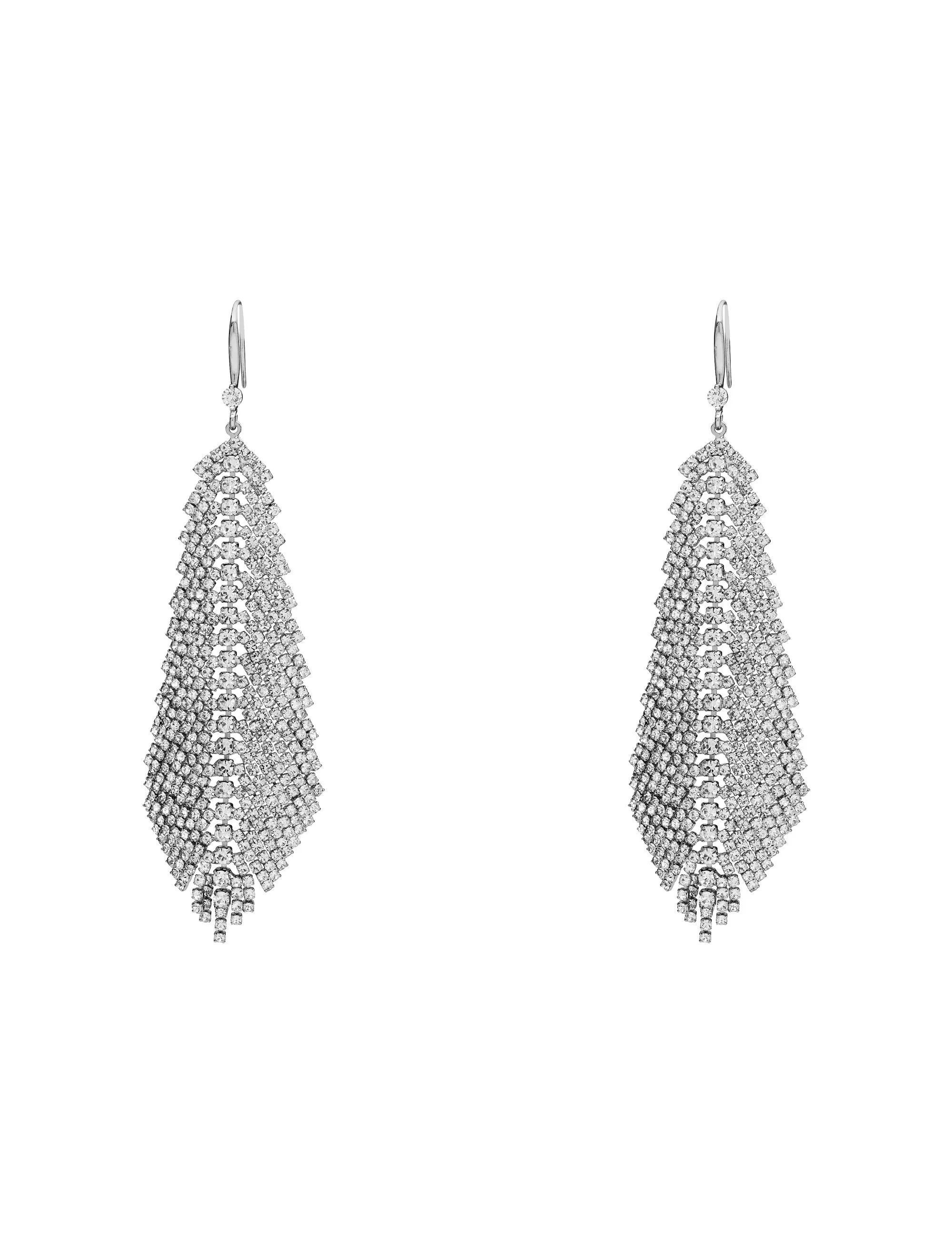 FEATHER STONE STATEMENT EARRING sold by Collete Hayman