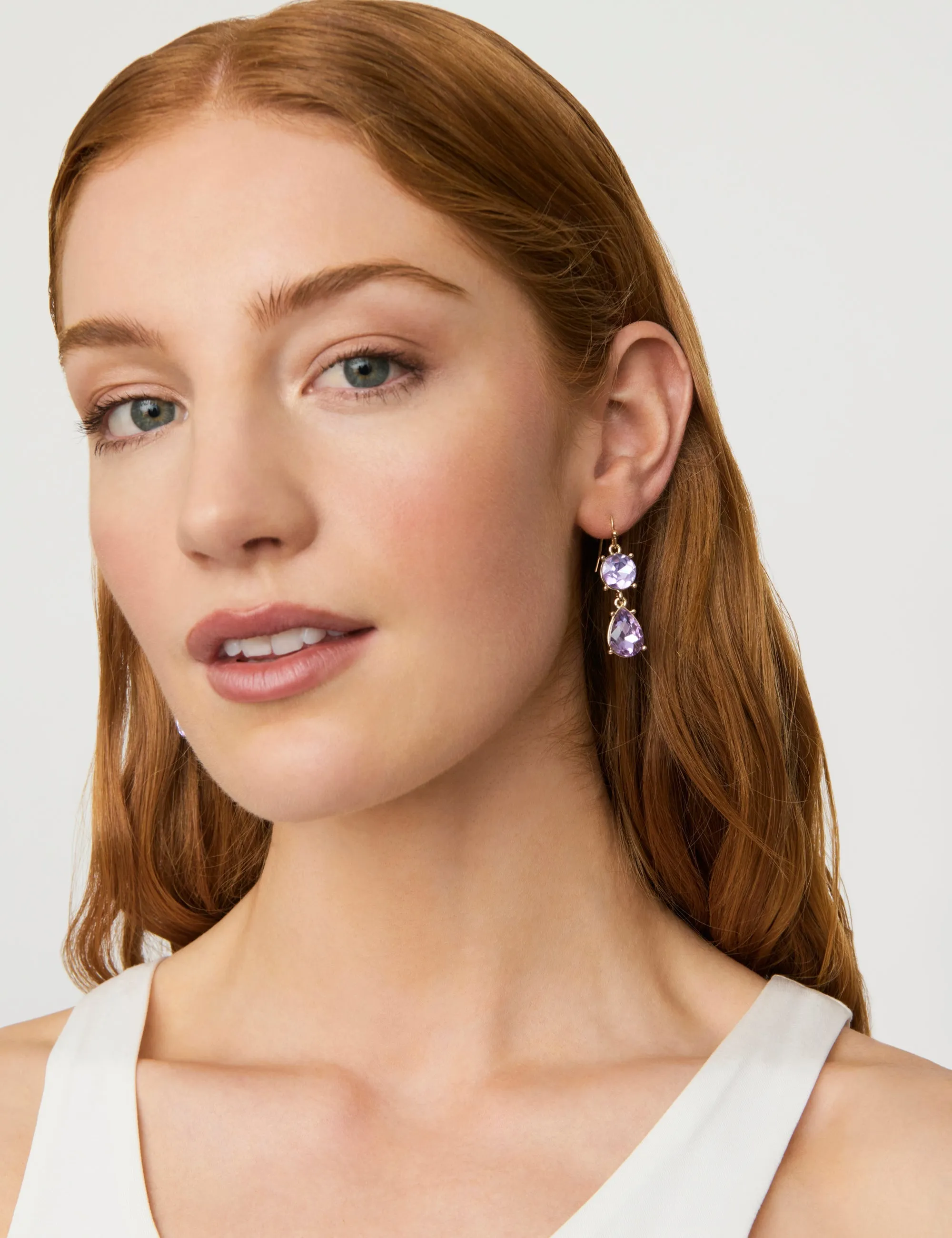DUO STONE DROP EARRING sold by Collete Hayman product image thumbnail 2