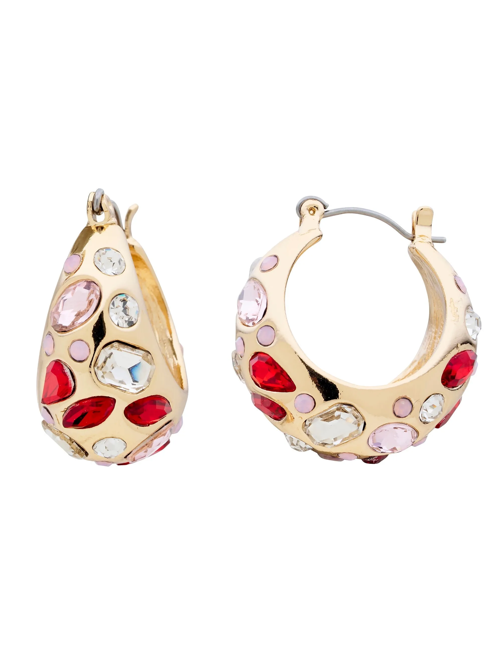 SCARLET CRYSTAL HOOP EARRING sold by Collete Hayman product image thumbnail 3