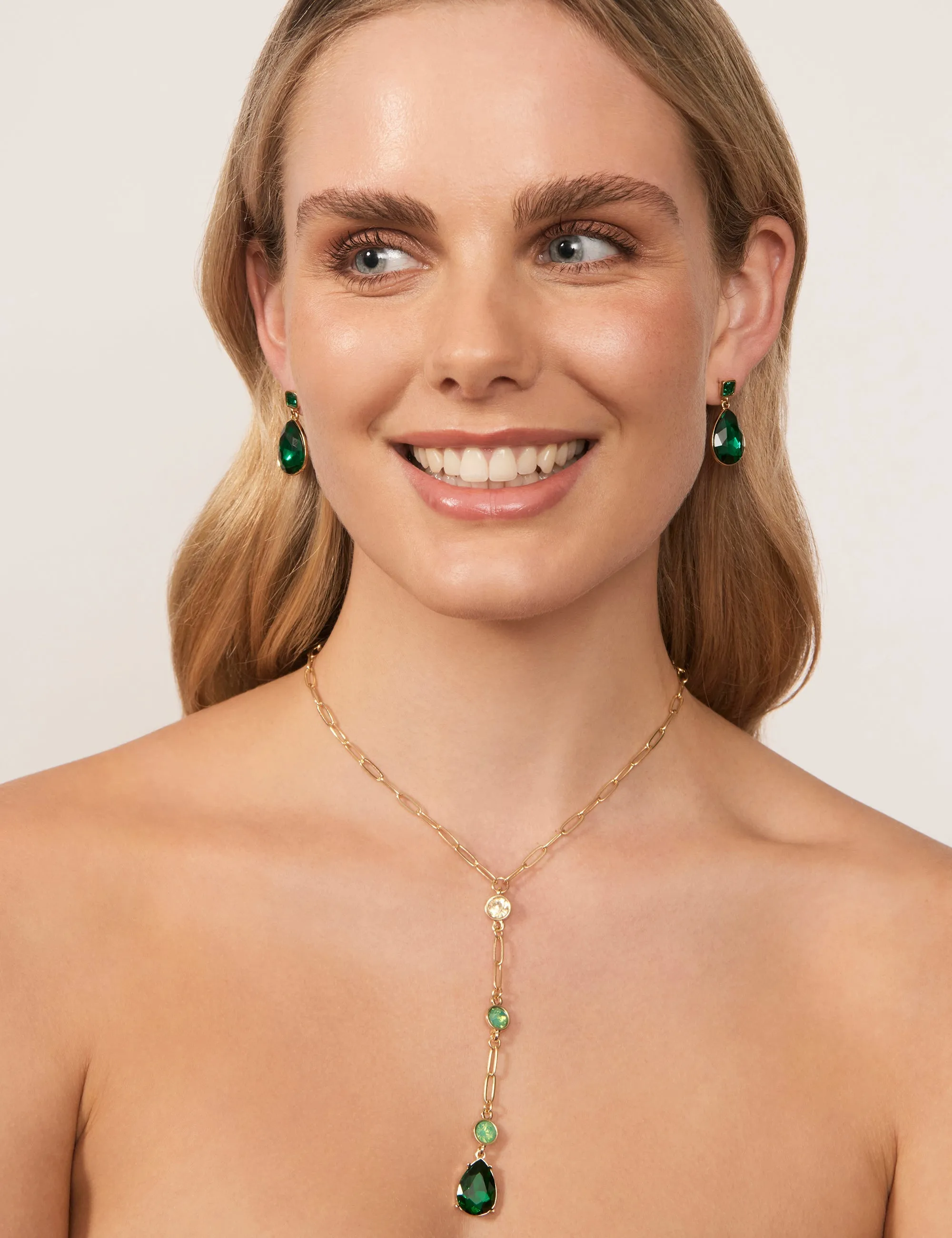 TEARDROP & SQUARE COLOUR EARRING sold by Collete Hayman product image thumbnail 5