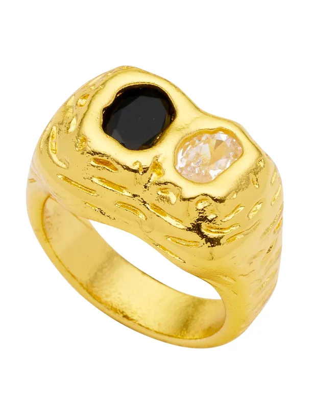 ORGANIC CRYSTAL STATEMENT RING sold by Collete Hayman
