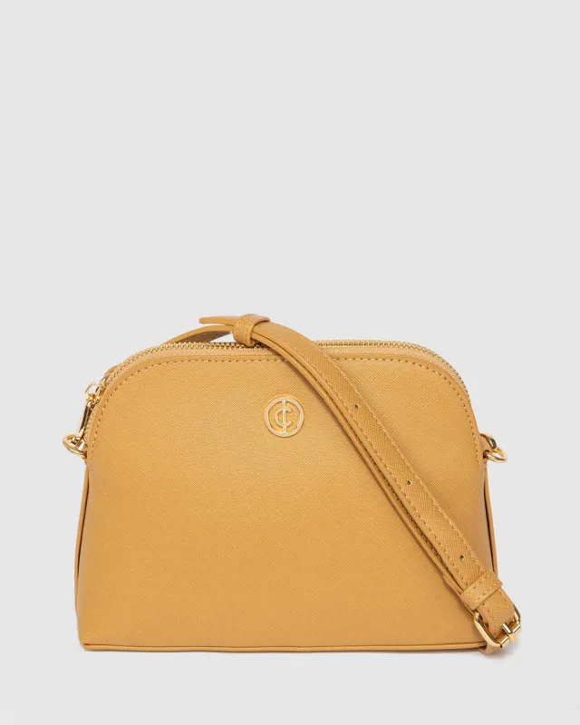 Caramel Jamari Crossbody Bag sold by Collete Hayman