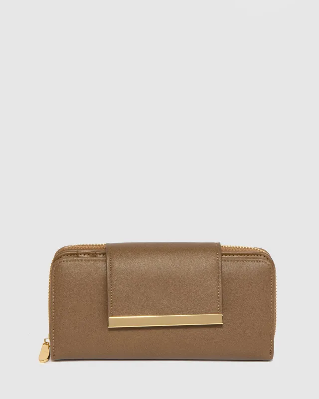 Taupe Blake Wallet sold by Collete Hayman