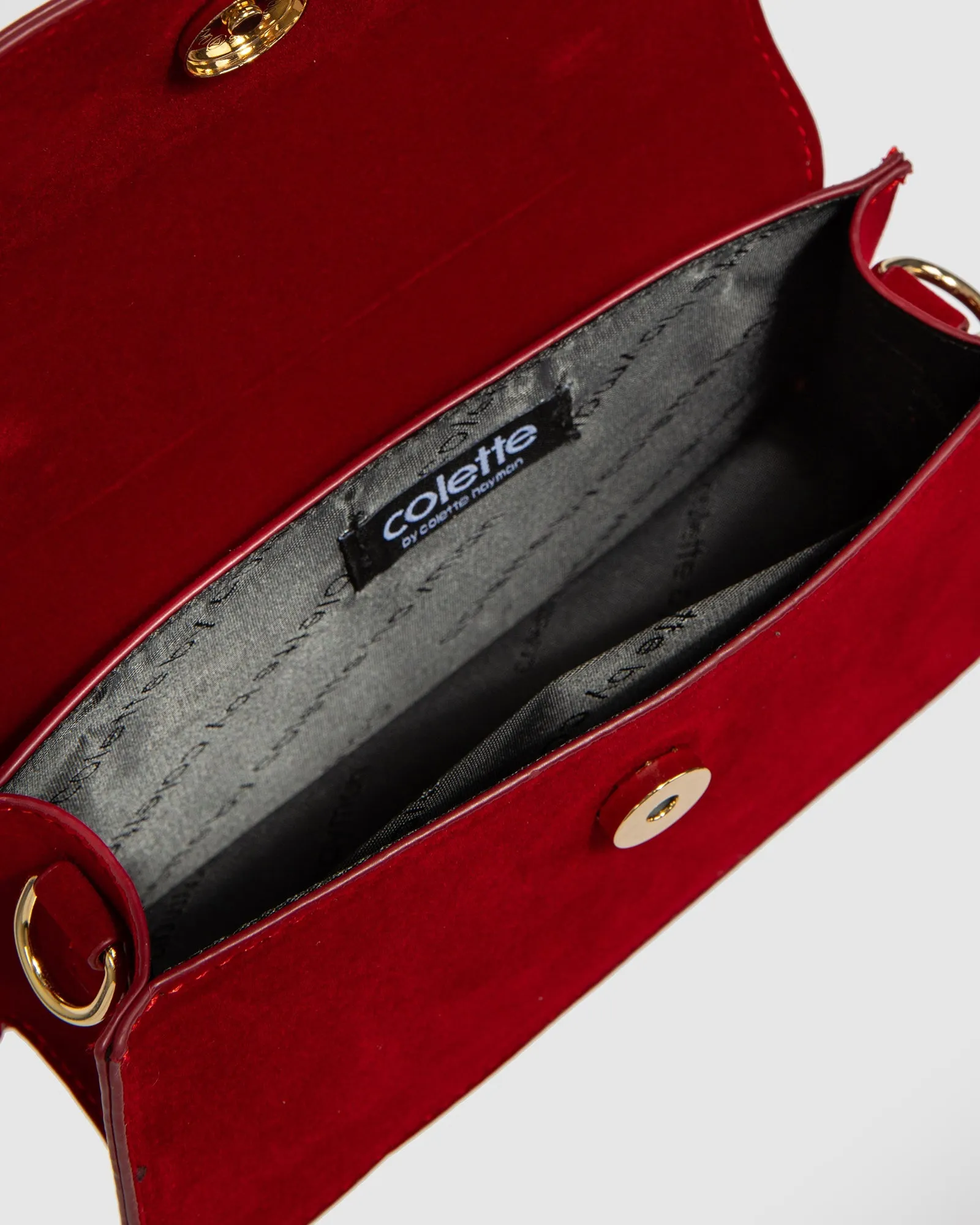 Red Luna Flap Top Handle Bag sold by Collete Hayman product image thumbnail 5