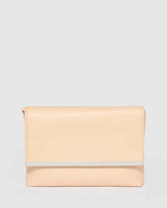 Nude Xiao Chainmail Clutch Bag sold by Collete Hayman