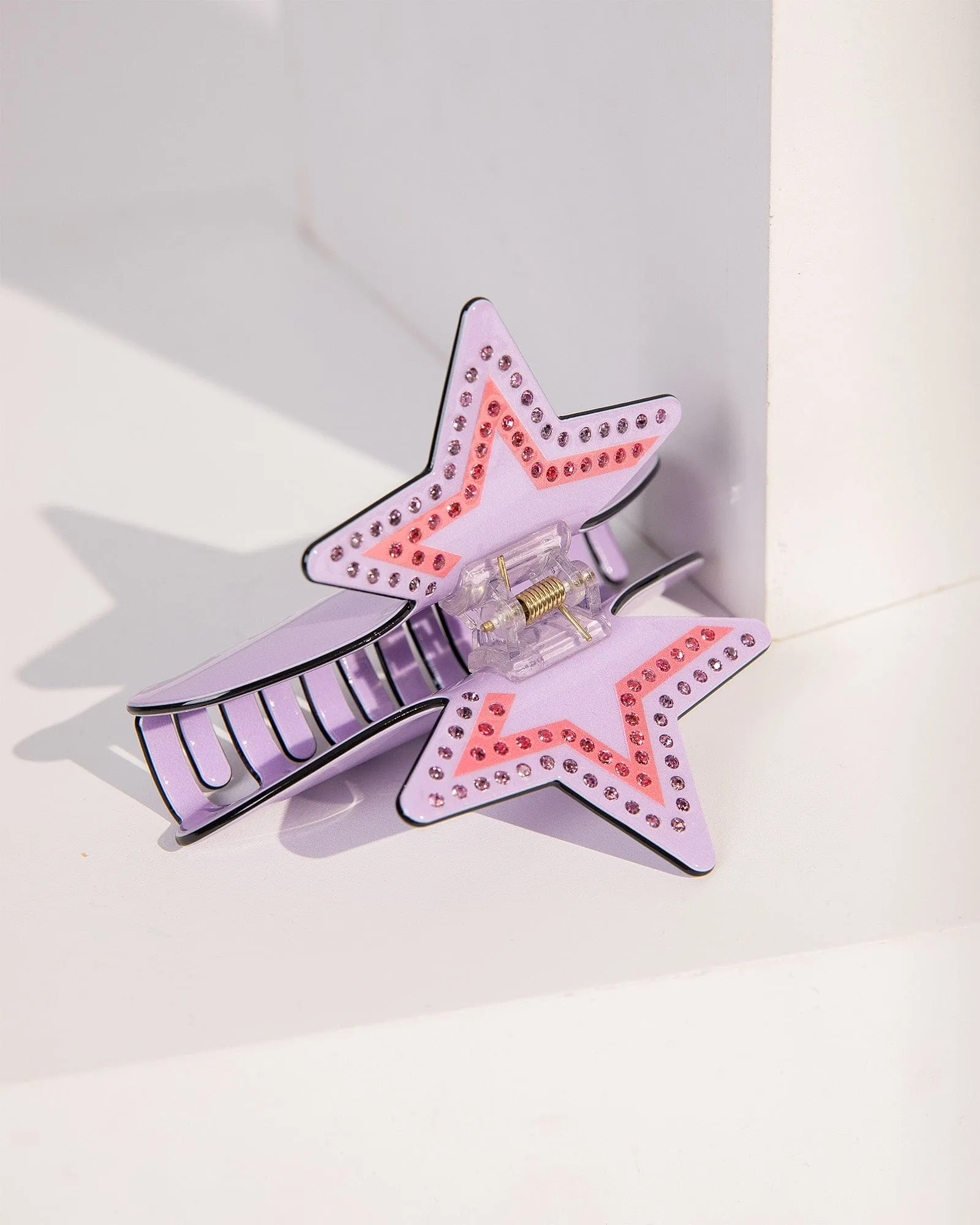 Purple Star Acrylic Claw Clip sold by Collete Hayman