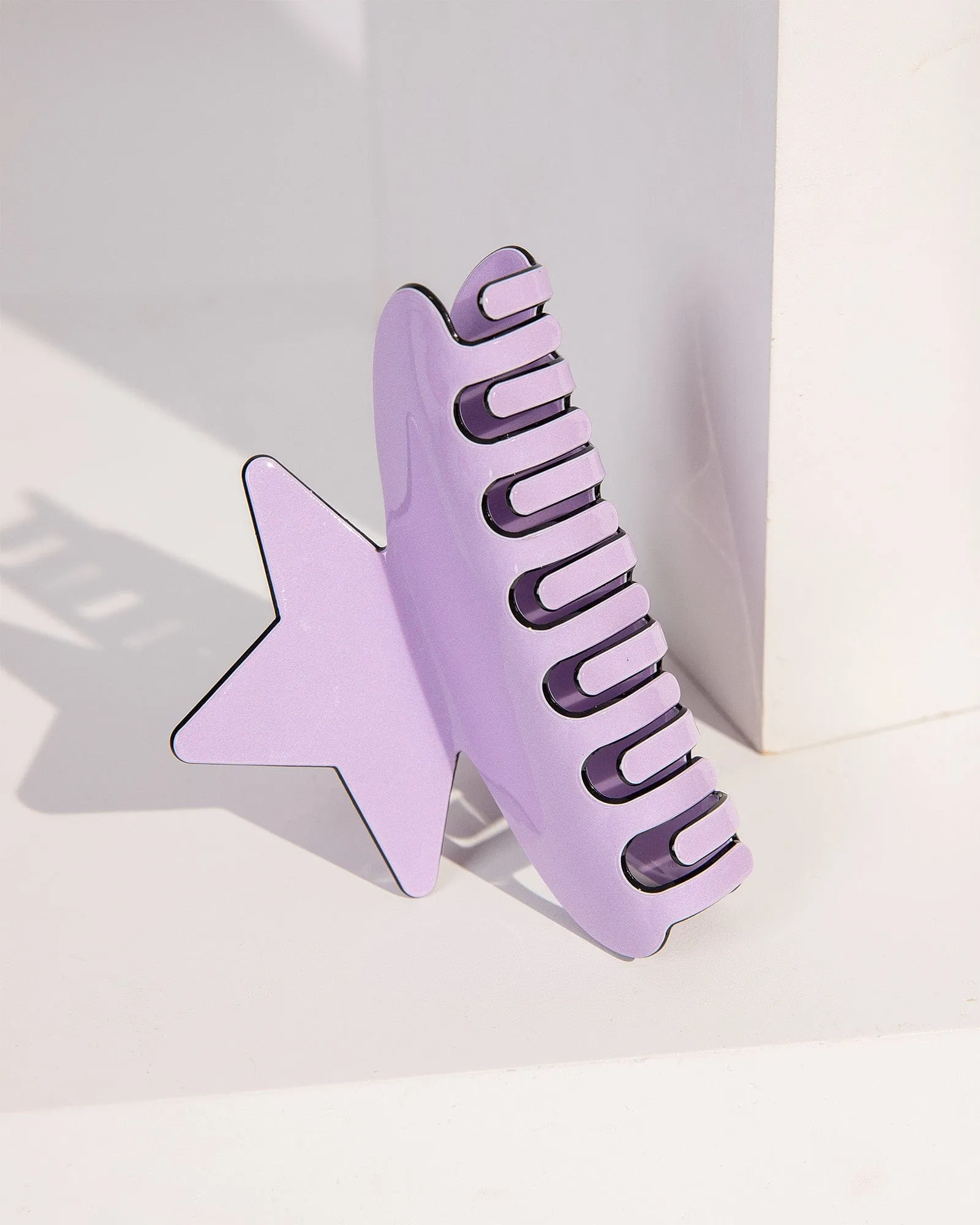 Purple Star Acrylic Claw Clip sold by Collete Hayman product image thumbnail 2