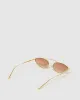 Gold & Brown Cat Eye Sunglasses sold by Collete Hayman