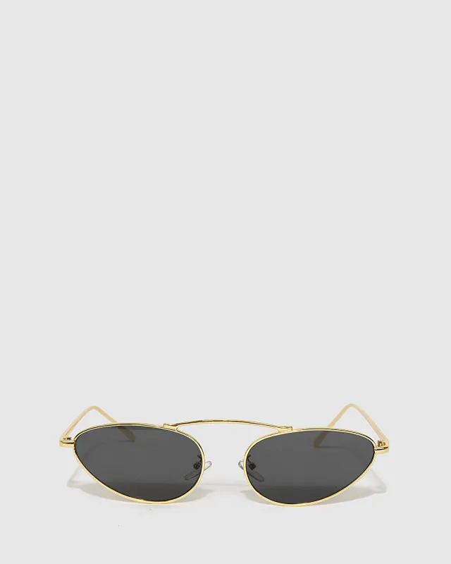 Gold & Black Cat Eye Sunglasses sold by Collete Hayman