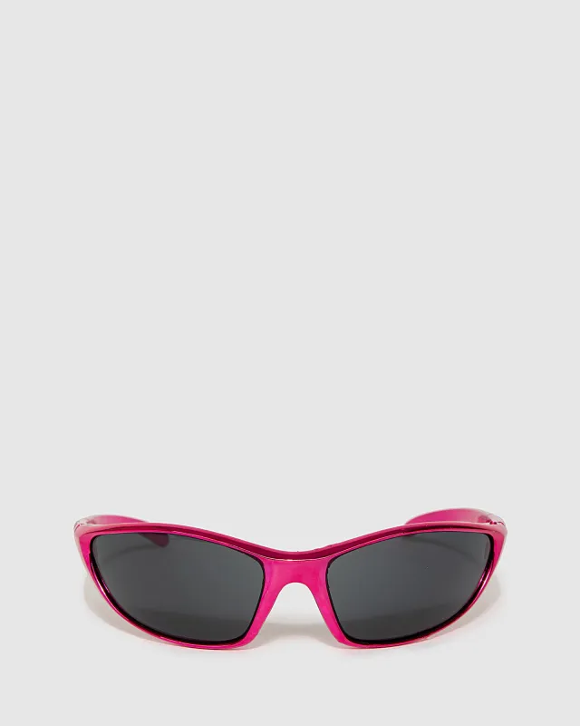Speedy Festival Sunglasses - Metalic Pink sold by Collete Hayman