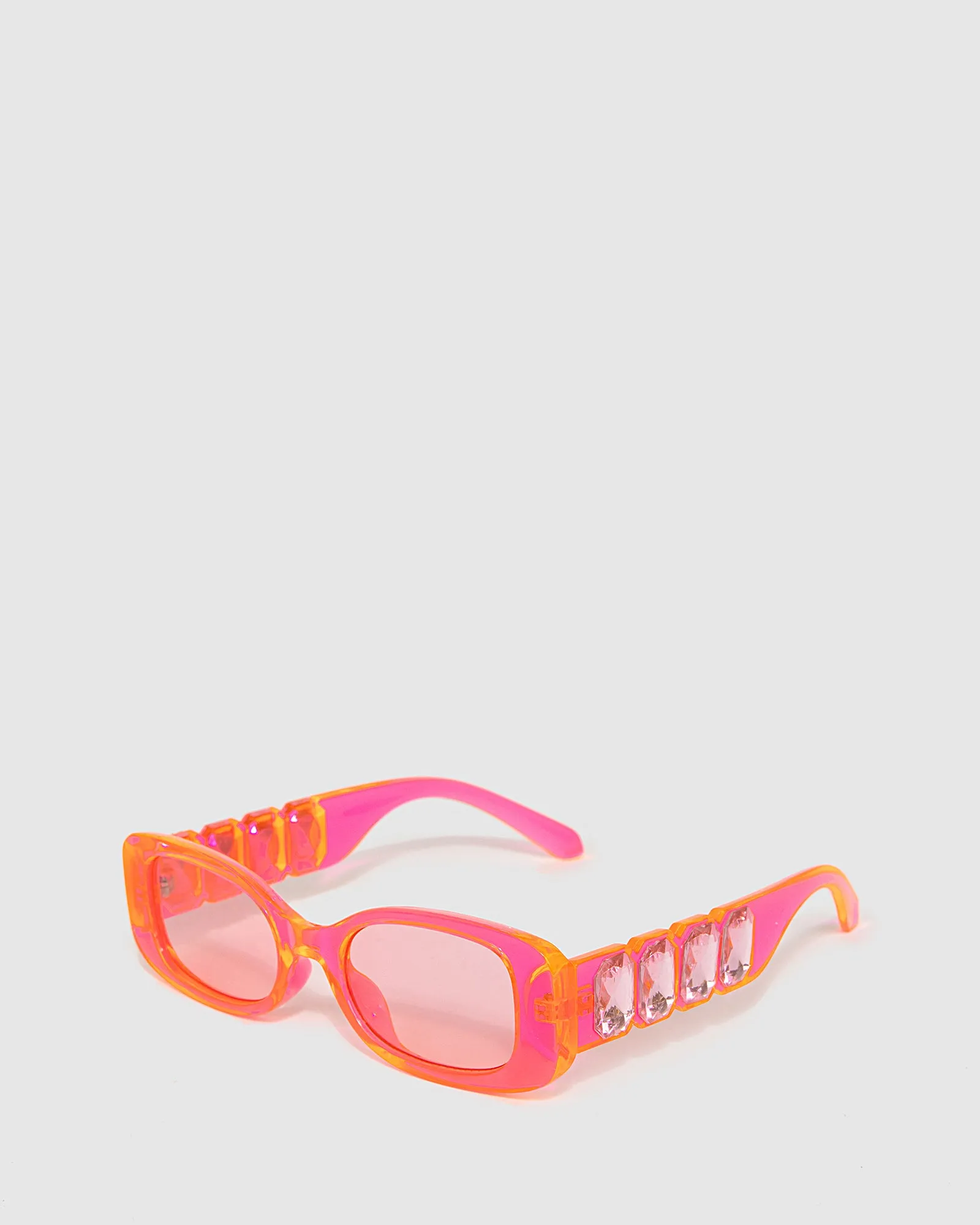 Crystal Sunglasses - Transparent Pink sold by Collete Hayman product image thumbnail 2