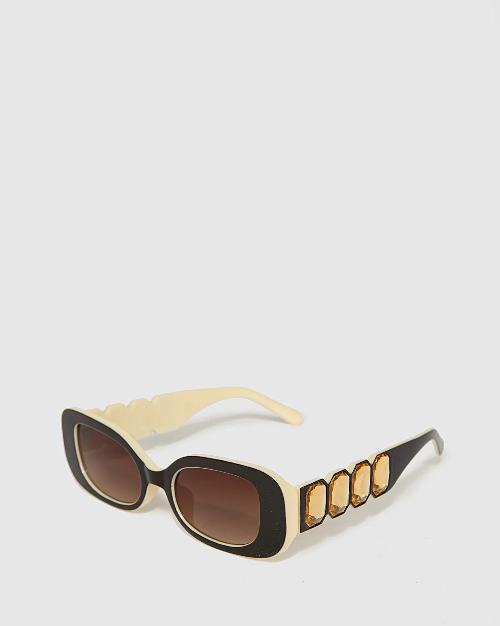 Crystal Slim Sunglasses - Brown sold by Collete Hayman product image thumbnail 2