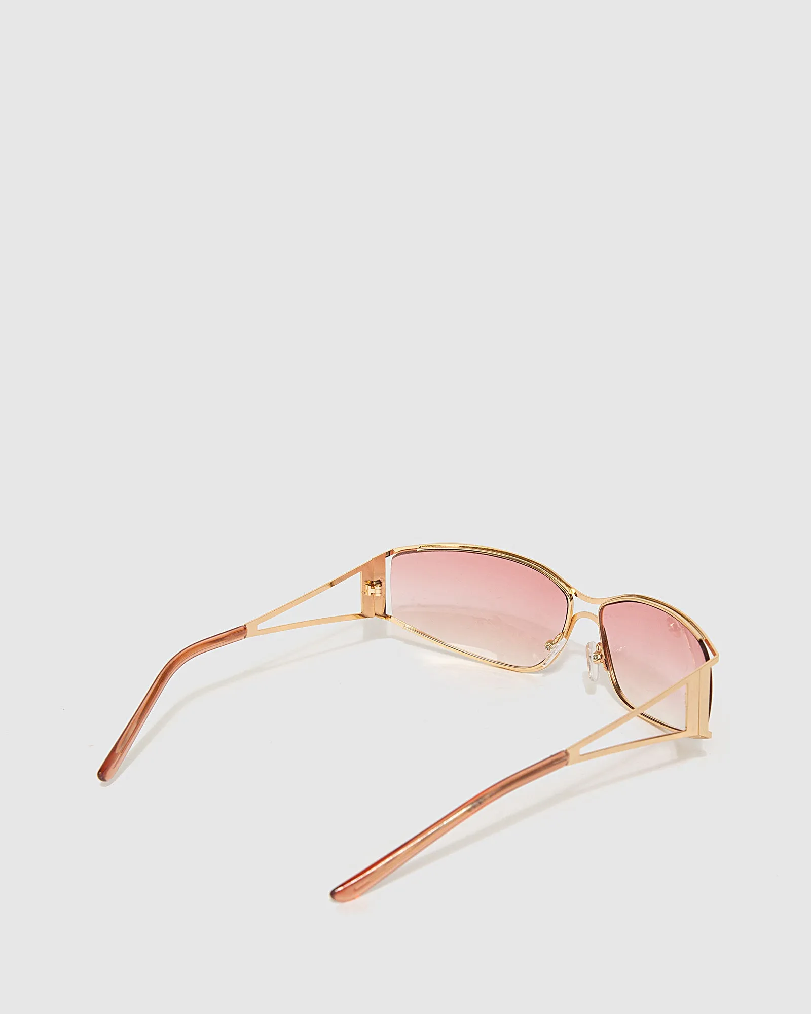Curved Ombre Speedy Sunglasses - Pink sold by Collete Hayman product image thumbnail 3