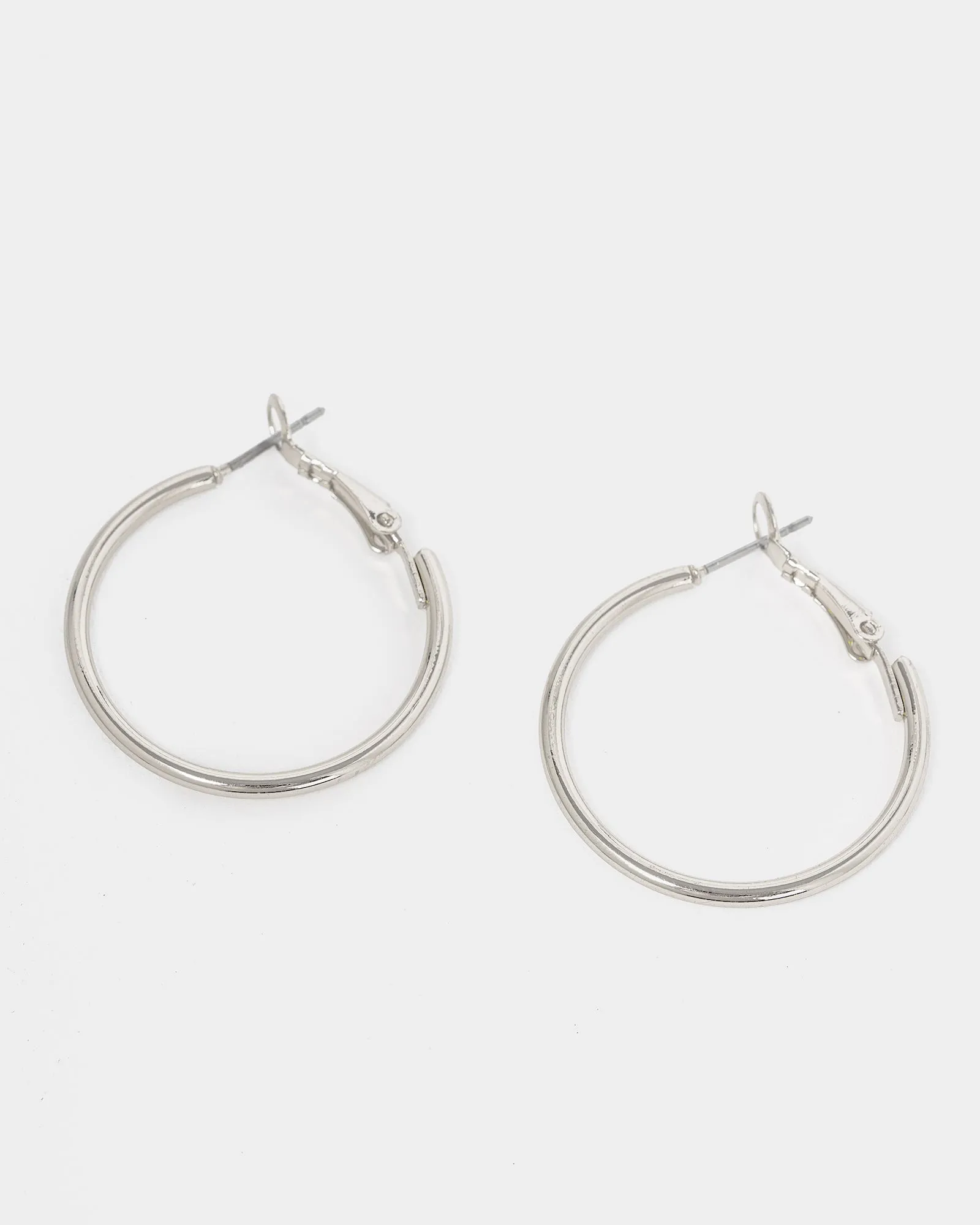 Silver Fine Hoop Earrings sold by Collete Hayman product image thumbnail 2