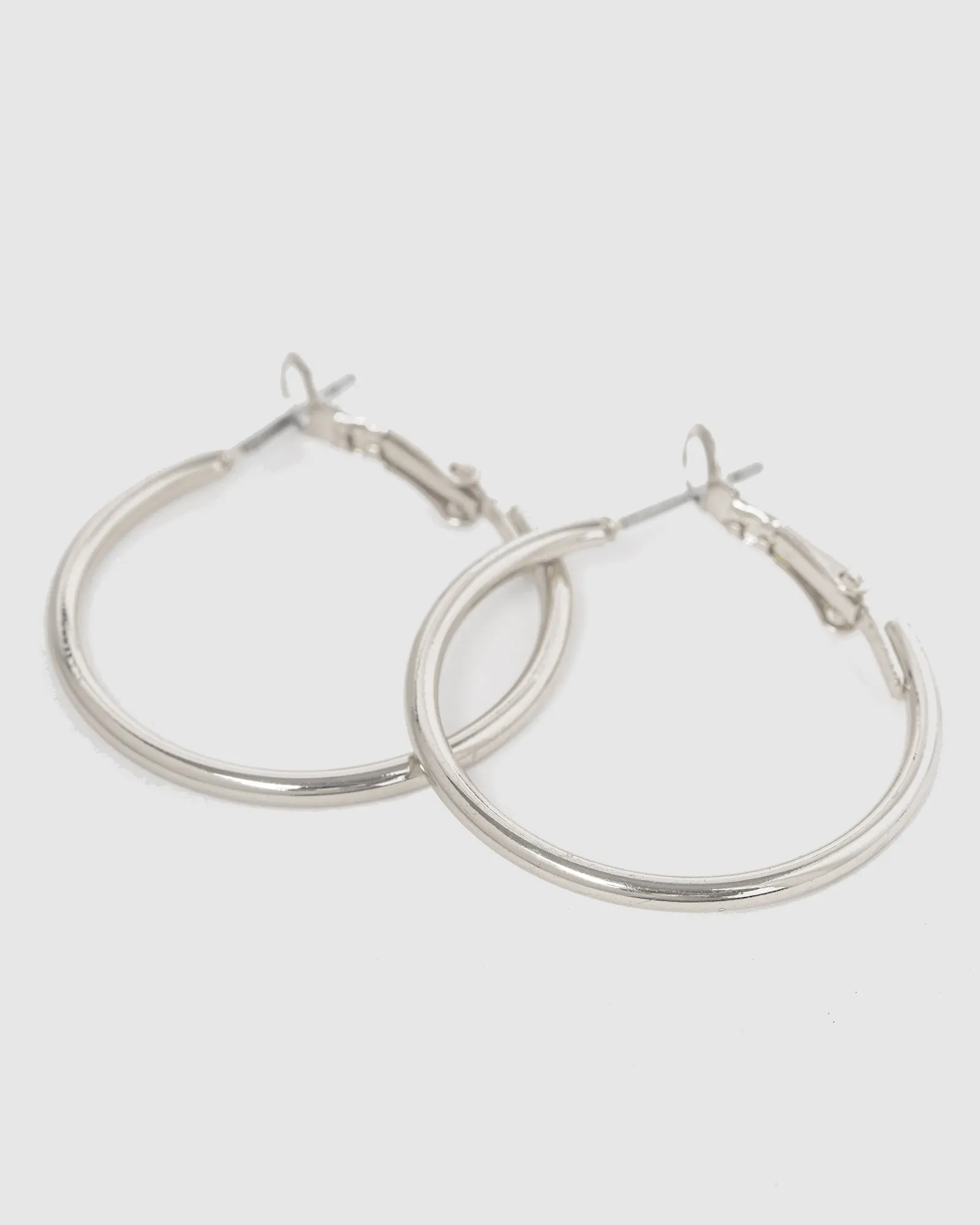 Silver Fine Hoop Earrings sold by Collete Hayman product image thumbnail 3