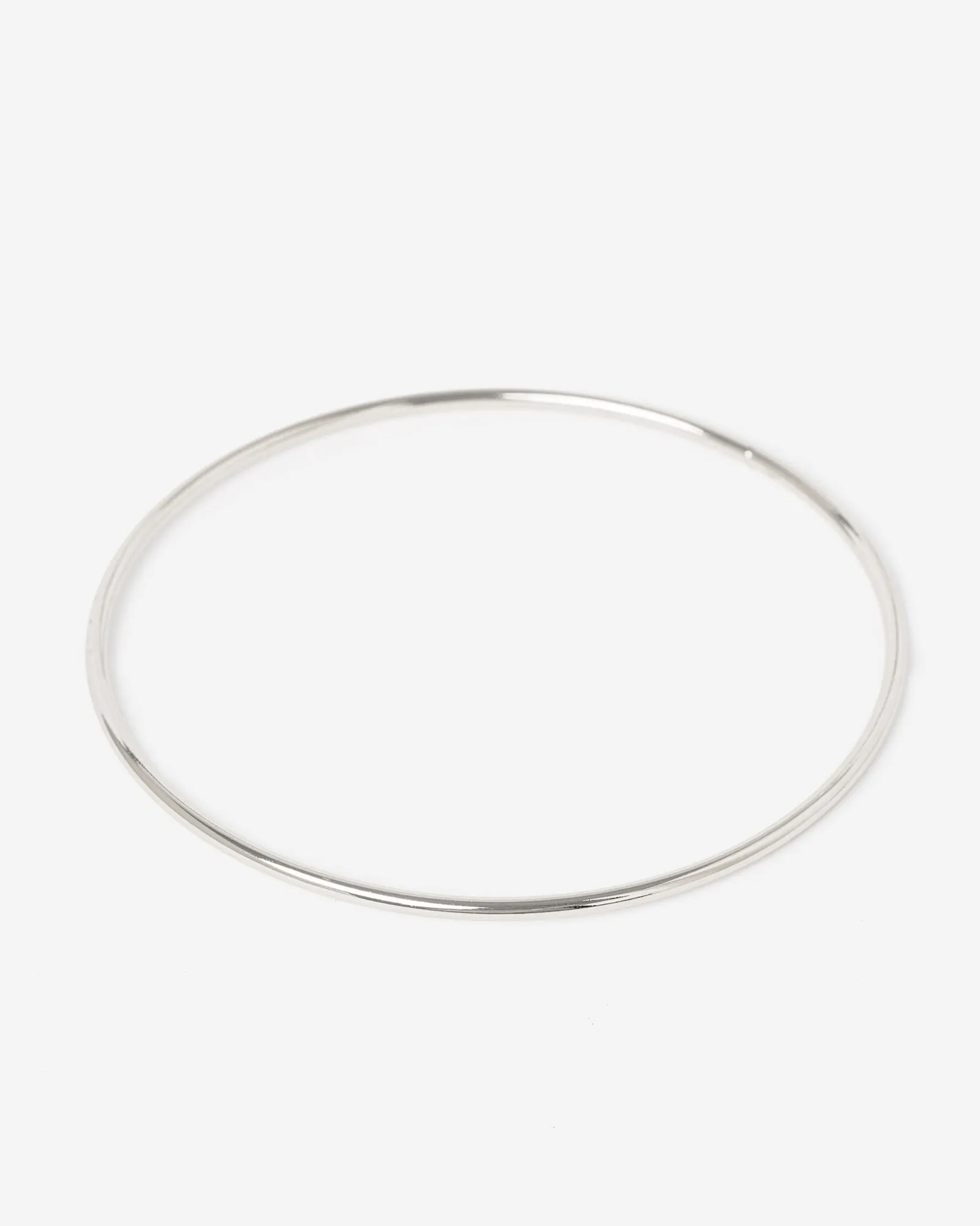 Silver Thin Metal Bangle Bracelet sold by Collete Hayman