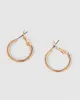 Rose Gold Fine Hoop Earrings sold by Collete Hayman