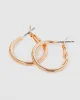 Rose Gold Fine Hoop Earrings sold by Collete Hayman