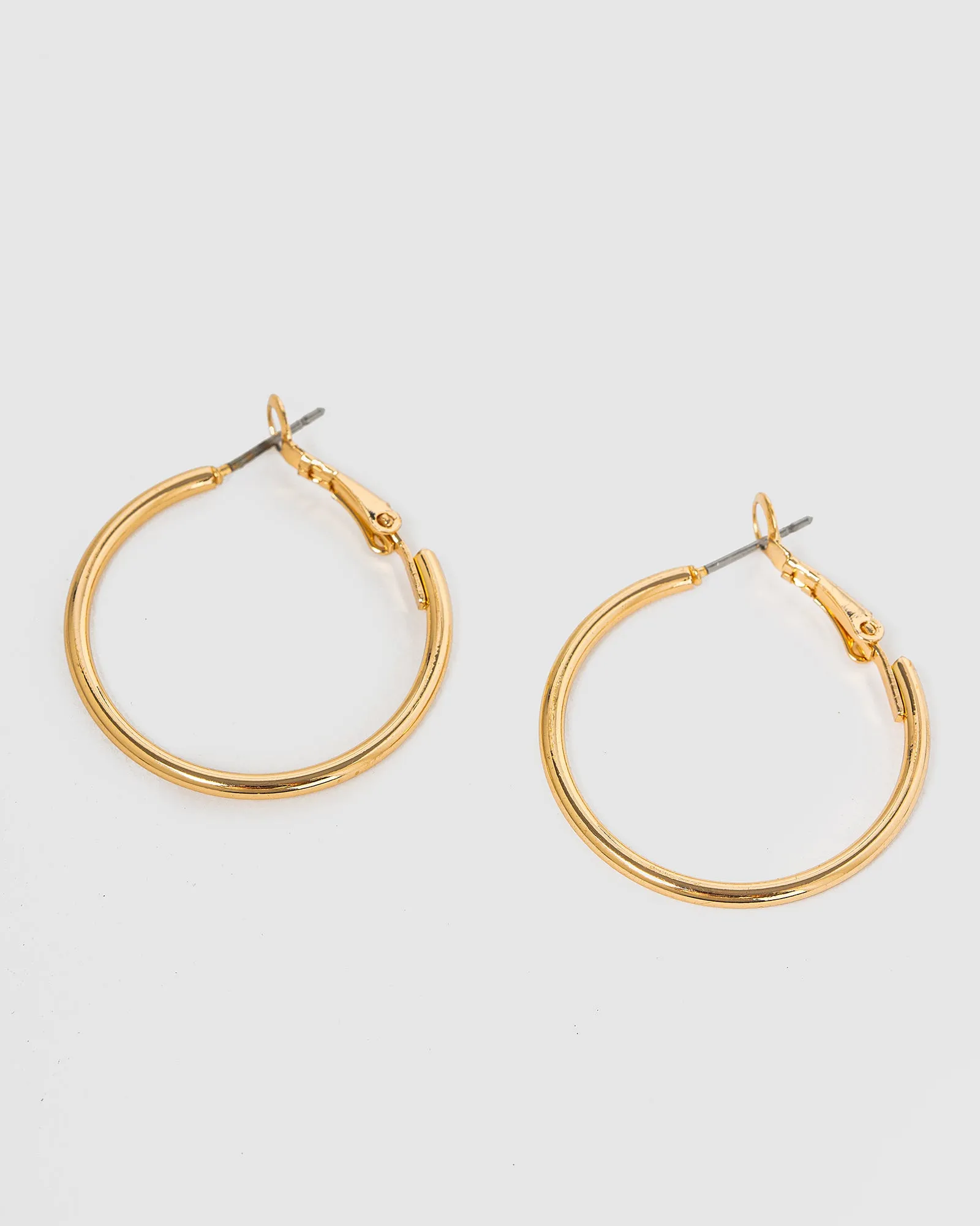 Gold Fine Hoop Earrings sold by Collete Hayman product image thumbnail 2