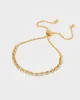 Gold Cubic Zirconia Multi Teardrop Bracelet sold by Collete Hayman