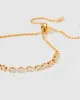 Gold Cubic Zirconia Multi Teardrop Bracelet sold by Collete Hayman